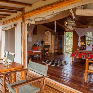 Marafiki Safari Lodge, Zelte