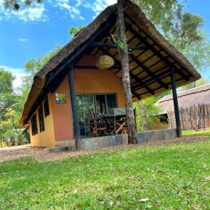 Maramba River Lodge, Aussenansicht Chalet