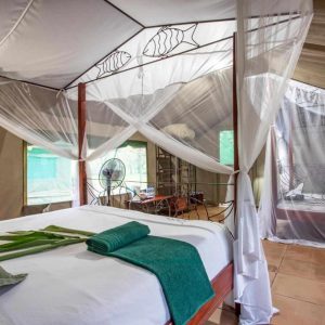 Maramba River Lodge, luxury Zelte