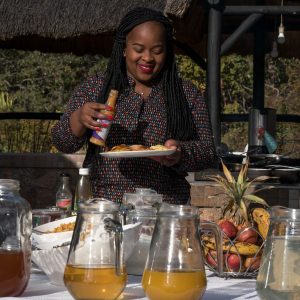 Matobo Hils Lodge, Frühstücksbuffet