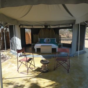 Mawimbi Bushcamp, Zelte