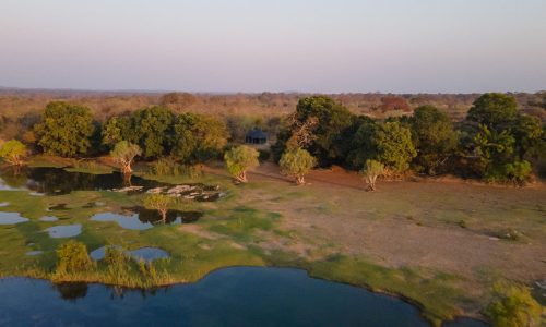 Mawimbi Bushcamp, traumhafte Lage