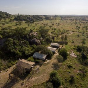 Mbuzi Mawe Serena Camp, aus der Vogelperspektive