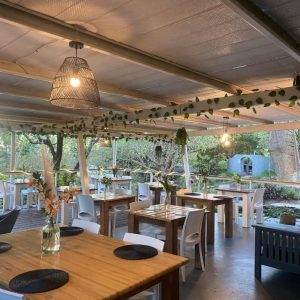 Mogi Boutique Hotel Terrasse und Restaurant