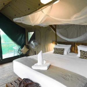 Mogogelo Camp, Innenansicht