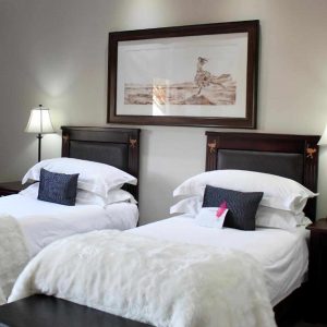Mooiplaas Guesthouse twin Betten