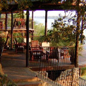 Mukambi Safari Lodge, schöne Aussichtsdecks