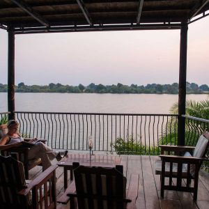 Mukambi Safari Lodge, Aussichtsdeck