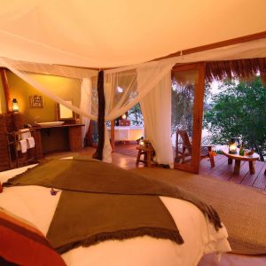 Mukambi Safari Lodge, romantische Zelte