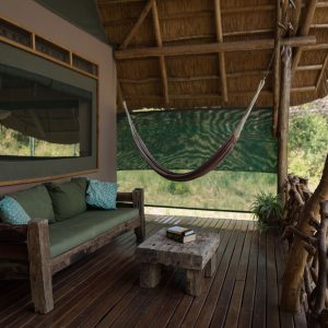 Murchison River Lodge, private Veranda