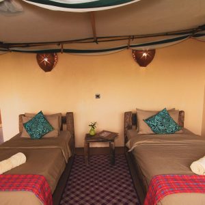 Murchison River Lodge, Innenansicht Zelte