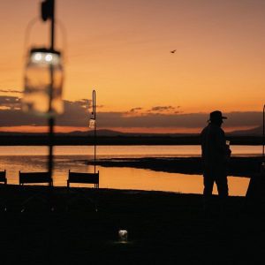 Muzimu Lodge Abendhimmel