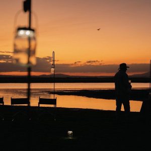 Muzimu Lodge Abendhimmel