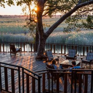 Namushasha River Lodge, schönes Aussichtsdeck