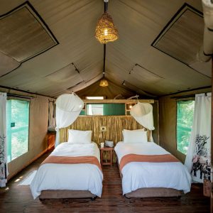 Nata Lodge im Safari Zelt