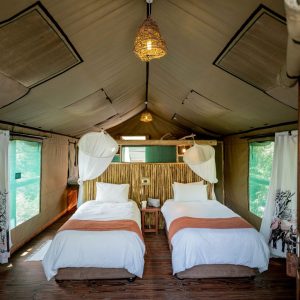 Nata Lodge im Safari Zelt