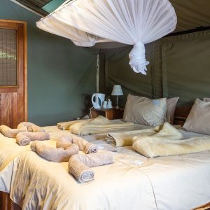 Ndhovu Safari Lodge Innenansicht Zelt