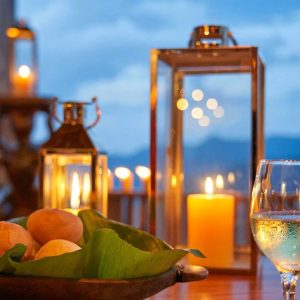 Nkuringo Bwindi Lodge romantische Dinner