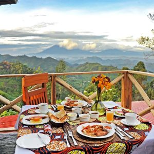 Nkuringo Bwindi Lodge, traumhafte Ausblicke
