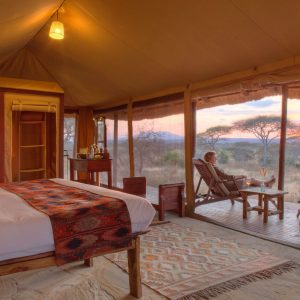 Oliver's Camp, Zeltunterkunft