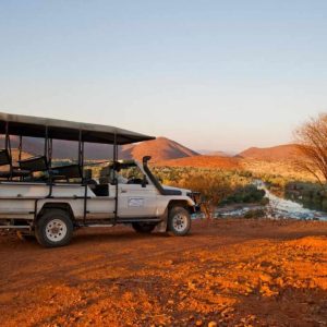 Kultur und Wildnis Safari. Omarunga Epupa Falls Camp Landschaft