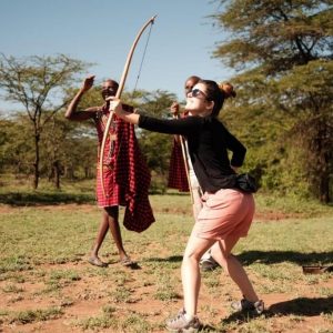 Oseki Mara Camp Bogenschießen