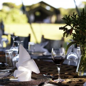 Mahlzeiten im Pakulala Camp