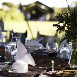 Mahlzeiten im Pakulala Camp