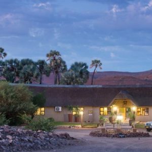 Palmwag Lodge, Eingang