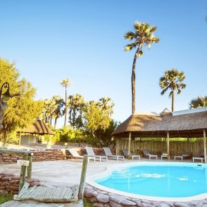 Palmwag Lodge, Poolbereich