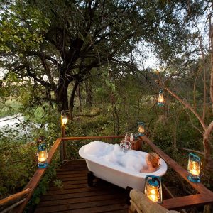 Honeymoon Unterkunft mit romantischer Badewanne