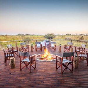 Feuerstelle zum Sundowner