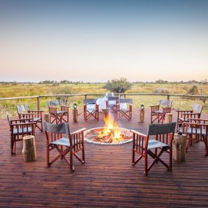 Feuerstelle zum Sundowner