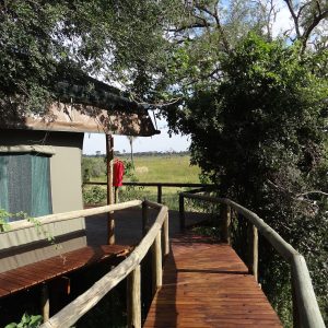 Radinare Camp, Steg zur Unterkunft