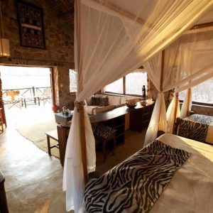 Ruaha River Lodge, Zimmeransicht