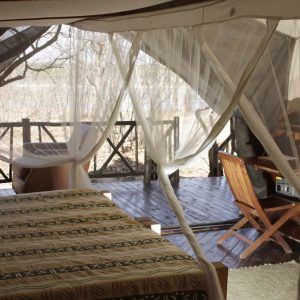 Rufiji River Camp Tent end view