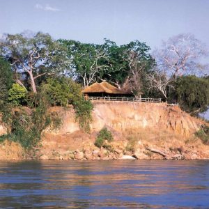 Rufiji River Camp view from river
