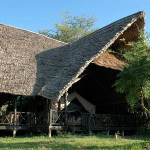 Rufiji Riverside tent view