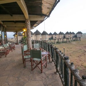 Sarova Salt Lick Lodge Terrasse vom Restaurant