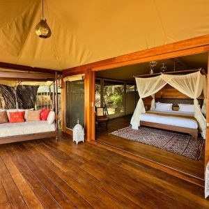 Soroi Larsens Camp_Zelt mit Veranda