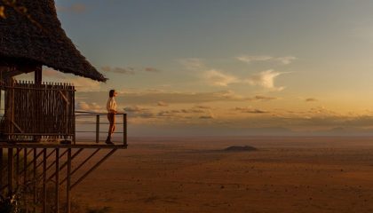 Ausblick vom Soroi Lions Bluff Camp