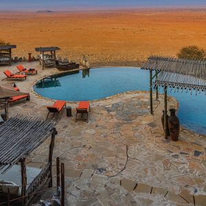 Soroi Lions Bluff Lodge, Poolansicht