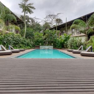 St. Lucia Forst Lodge, schöner Pool