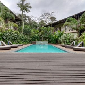 St. Lucia Forst Lodge, schöner Pool