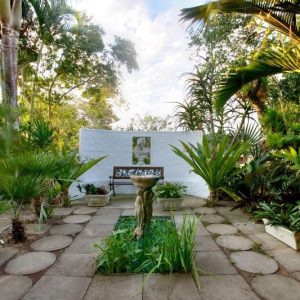 St. Lucia Wetlands Guest House, schöner Garten