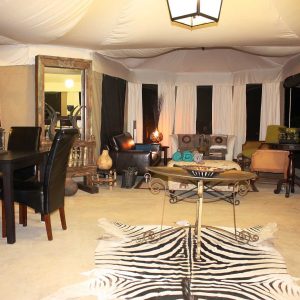 Taranga Safari Lodge, gemütliche Lounge