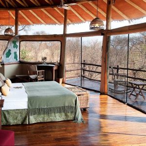 Tarangire Treetops Camp, Innenansicht