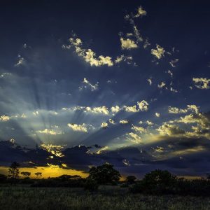 Tau Pan Abendstimmung