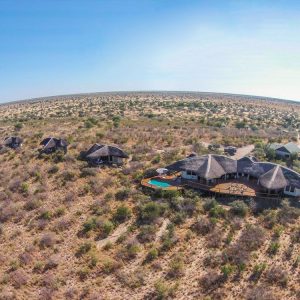 Tau Pan aus der Vogelperspektive