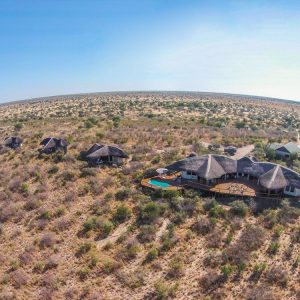 Tau Pan aus der Vogelperspektive